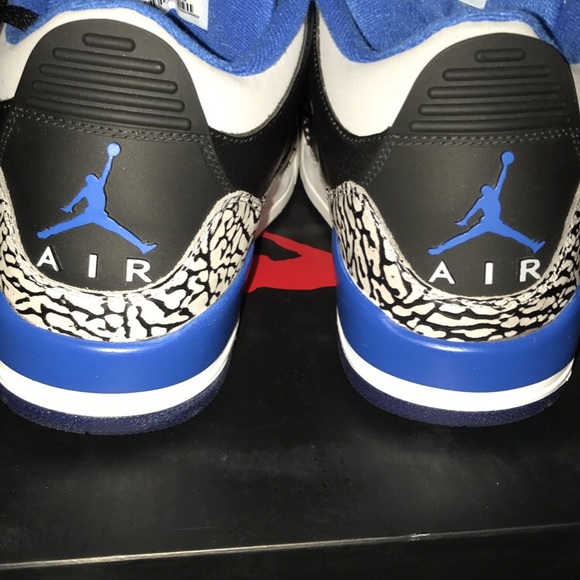 Jordan retro 3 “sport blue” - Picture 3 of 7